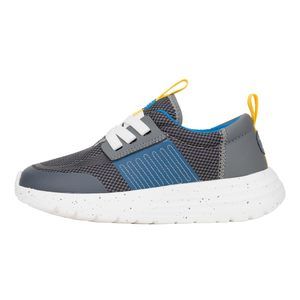 Hey Dude Kids Sirocco Play Varsity Sneakers Grey Blue 4